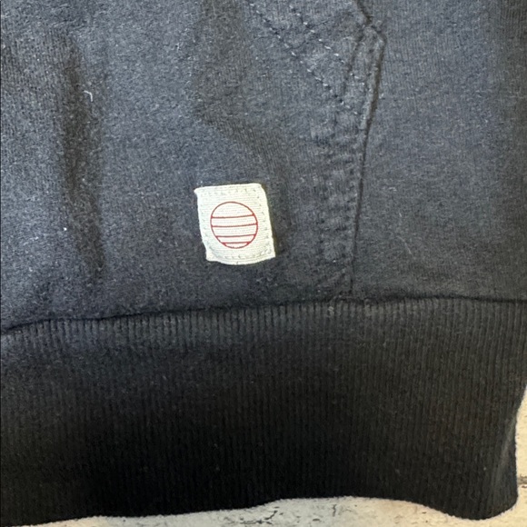 Marine Layer mens M Medium black solid cotton modal full zip hoodie EUC - Picture 5 of 8